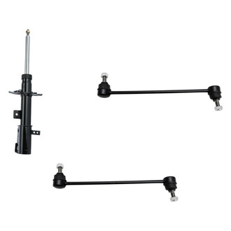 TRQ® - Front Driver Side Strut and Stabilizer Bar Link Kit