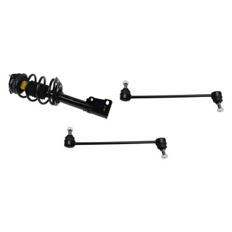 TRQ® - Front Driver Side Complete Strut Assembly and Stabilizer Bar Link Kit