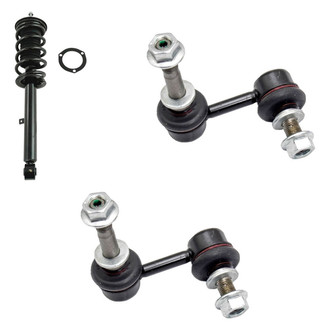 TRQ® - Front Driver Side Complete Strut Assembly and Stabilizer Bar Link Kit