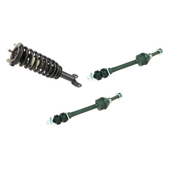 TRQ® - Front Driver Side Complete Strut Assembly and Stabilizer Bar Link Kit