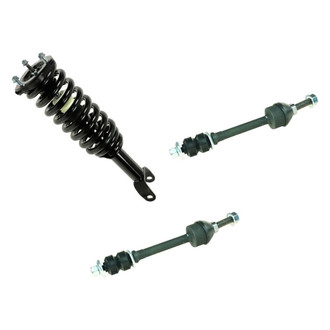 TRQ® - Front Driver Side Complete Strut Assembly and Stabilizer Bar Link Kit