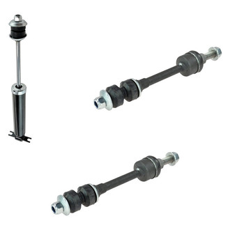 TRQ® - Front Driver Side Shock Absorber and Stabilizer Bar Link Kit