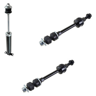 TRQ® - Front Driver Side Shock Absorber and Stabilizer Bar Link Kit