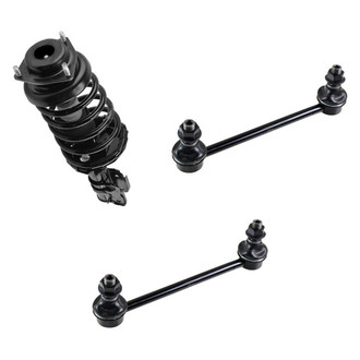 TRQ® - Front Driver Side Complete Strut Assembly and Stabilizer Bar Link Kit
