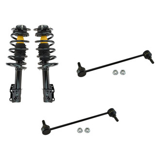 TRQ® - Front Driver Side Complete Strut Assembly and Stabilizer Bar Link Kit