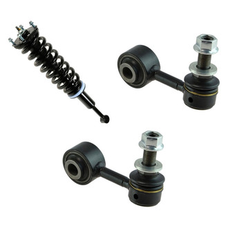 TRQ® - Front Driver Side Complete Strut Assembly and Stabilizer Bar Link Kit