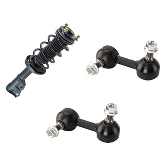 TRQ® - Front Driver Side Complete Strut Assembly and Stabilizer Bar Link Kit