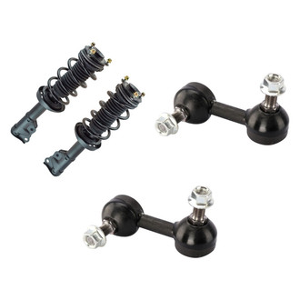 TRQ® - Front Driver Side Complete Strut Assembly and Stabilizer Bar Link Kit