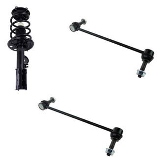 TRQ® - Complete Strut Assembly and Stabilizer Bar Link Kit