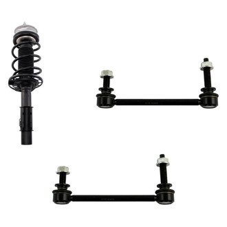 TRQ® - Front Driver Side Strut and Stabilizer Bar Link Kit