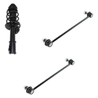 TRQ® - Front Driver Side Complete Strut Assembly and Stabilizer Bar Link Kit