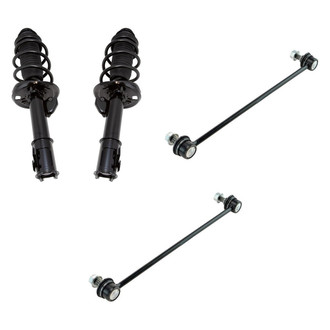 TRQ® - Front Driver Side Complete Strut Assembly and Stabilizer Bar Link Kit