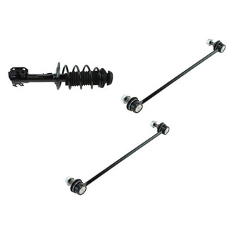 TRQ® - Front Driver Side Complete Strut Assembly and Stabilizer Bar Link Kit