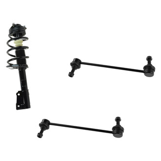 TRQ® - Front Driver Side Complete Strut Assembly and Stabilizer Bar Link Kit