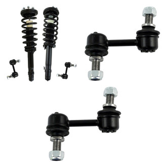 TRQ® - Front Driver Side Complete Strut Assembly and Stabilizer Bar Link Kit