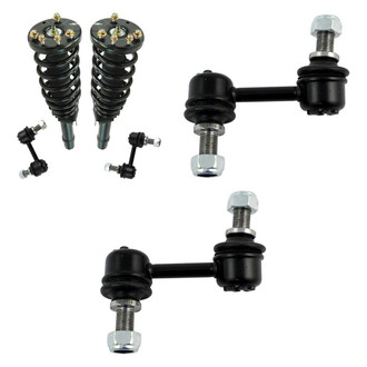 TRQ® - Front Driver Side Complete Strut Assembly and Stabilizer Bar Link Kit