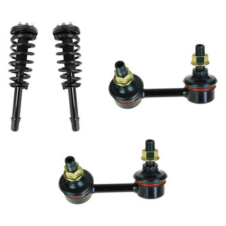TRQ® - Front Driver Side Complete Strut Assembly and Stabilizer Bar Link Kit