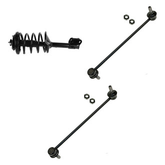 TRQ® - Front Driver Side Complete Strut Assembly and Stabilizer Bar Link Kit
