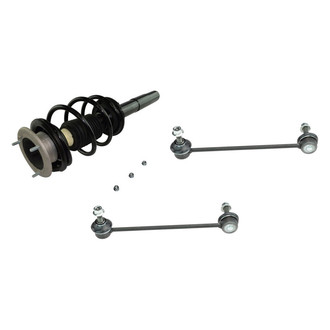 TRQ® - Front Driver Side Complete Strut Assembly and Stabilizer Bar Link Kit