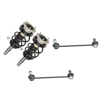 TRQ® - Front Driver Side Complete Strut Assembly and Stabilizer Bar Link Kit