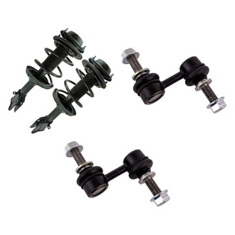 TRQ® - Front Driver Side Complete Strut Assembly and Stabilizer Bar Link Kit