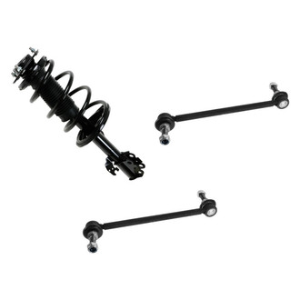 TRQ® - Front Driver Side Complete Strut Assembly and Stabilizer Bar Link Kit