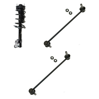 TRQ® - Front Complete Strut Assembly and Stabilizer Bar Link Kit
