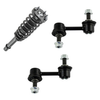 TRQ® - Front Driver Side Complete Strut Assembly and Stabilizer Bar Link Kit