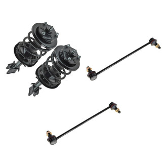 TRQ® - Front Driver Side Complete Strut Assembly and Stabilizer Bar Link Kit