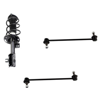 TRQ® - Front Driver Side Complete Strut Assembly and Stabilizer Bar Link Kit