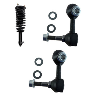 TRQ® - Complete Strut Assembly and Stabilizer Bar Link Kit