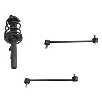 TRQ® - Front Driver Side Strut and Stabilizer Bar Link Kit