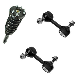 TRQ® - Complete Strut Assembly and Stabilizer Bar Link Kit