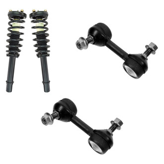 TRQ® - Front Driver Side Complete Strut Assembly and Stabilizer Bar Link Kit