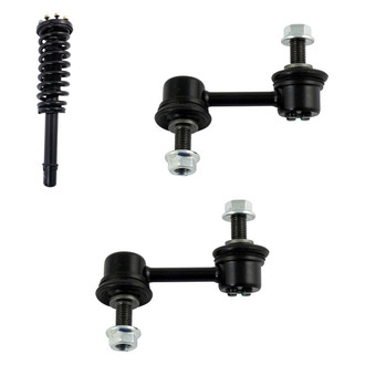 TRQ® - Front Driver Side Complete Strut Assembly and Stabilizer Bar Link Kit
