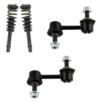 TRQ® - Front Driver Side Complete Strut Assembly and Stabilizer Bar Link Kit