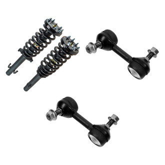 TRQ® - Front Driver Side Complete Strut Assembly and Stabilizer Bar Link Kit