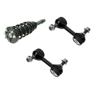 TRQ® - Front Driver Side Complete Strut Assembly and Stabilizer Bar Link Kit