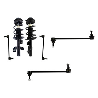 TRQ® - Front Driver Side Complete Strut Assembly and Stabilizer Bar Link Kit