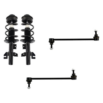 TRQ® - Front Driver Side Complete Strut Assembly and Stabilizer Bar Link Kit