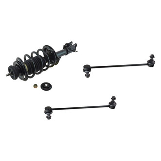 TRQ® - Front Driver Side Complete Strut Assembly and Stabilizer Bar Link Kit