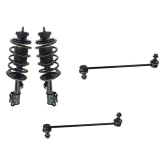 TRQ® - Front Driver Side Complete Strut Assembly and Stabilizer Bar Link Kit