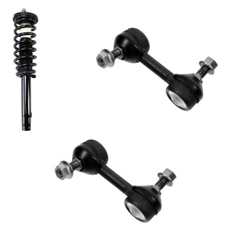 TRQ® - Complete Strut Assembly and Stabilizer Bar Link Kit