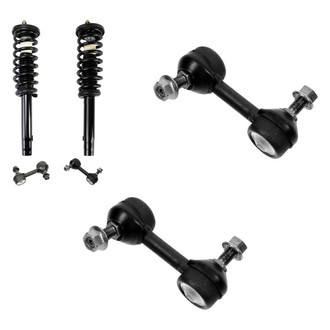 TRQ® - Front Driver Side Complete Strut Assembly and Stabilizer Bar Link Kit
