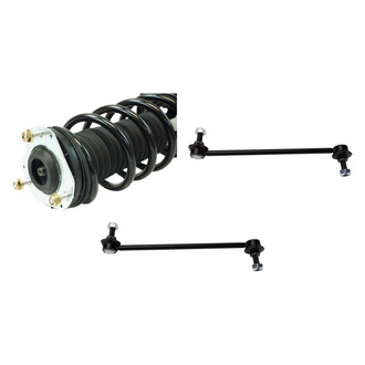 TRQ® - Front Driver Side Complete Strut Assembly and Stabilizer Bar Link Kit