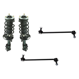 TRQ® - Front Driver Side Complete Strut Assembly and Stabilizer Bar Link Kit