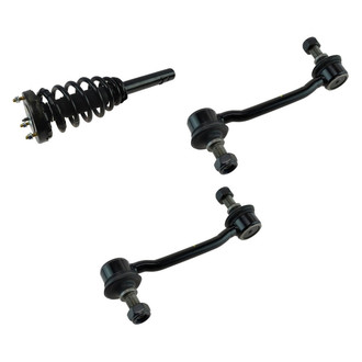 TRQ® - Front Driver Side Complete Strut Assembly and Stabilizer Bar Link Kit