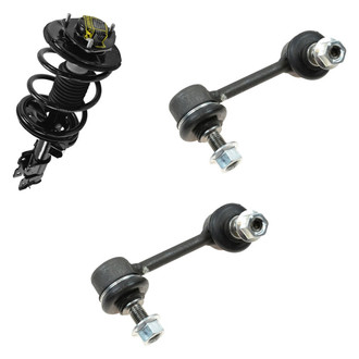 TRQ® - Front Driver Side Complete Strut Assembly and Stabilizer Bar Link Kit