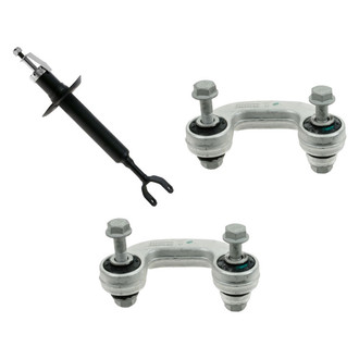 TRQ® - Front Driver Side Shock Absorber and Stabilizer Bar Link Kit
