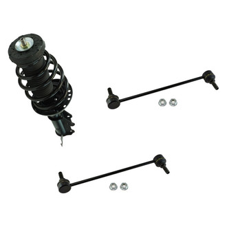 TRQ® - Front Driver Side Complete Strut Assembly and Stabilizer Bar Link Kit